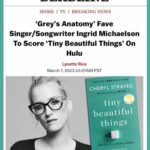 Ingrid Michaelson Instagram – i scored a tv show!  with @musicariza and @gabrielsmann!  @tinybeautifulhulu coming soooooooooon!!!!