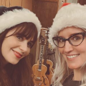 Ingrid Michaelson Instagram - My new holiday single “Merry Christmas Happy New Year” is out now!  It’s featuring @zooeydeschanel which means I have officially dialed the festive knob to 11. ⛄️