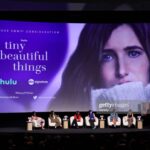 Ingrid Michaelson Instagram – about last night…..at the @tinybeautifulhulu emmy fyc event. 1-my face 2-my face and body on the carpet 3- some really great faces and bodies on the carpet 4-our panel 5-me yelling how good kathryn hahn is at kathryn hahn