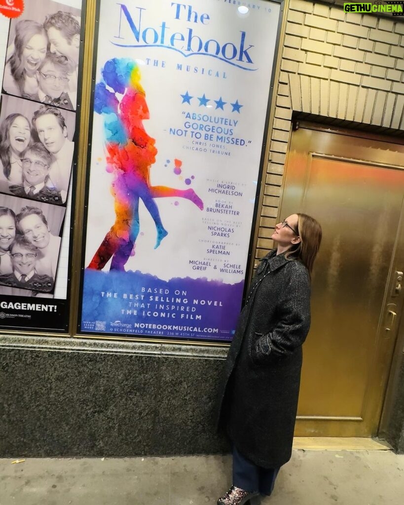 Ingrid Michaelson Instagram - Yesterday was my birthday. Seeing our poster in Shubert alley was the best gift I could have gotten.