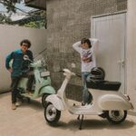 Iqbaal Ramadhan Instagram - My Darling🤍 Episode 2 #Iqbaal bersama Om @jujukmargono sudah tayang di YouTube @vindes.ig. Link di bio!! 🛵 Photos by @jozz_felix 📸 Lebih Baik Naik Vespa