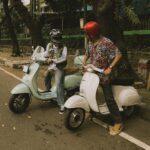 Iqbaal Ramadhan Instagram - My Darling🤍 Episode 2 #Iqbaal bersama Om @jujukmargono sudah tayang di YouTube @vindes.ig. Link di bio!! 🛵 Photos by @jozz_felix 📸 Lebih Baik Naik Vespa