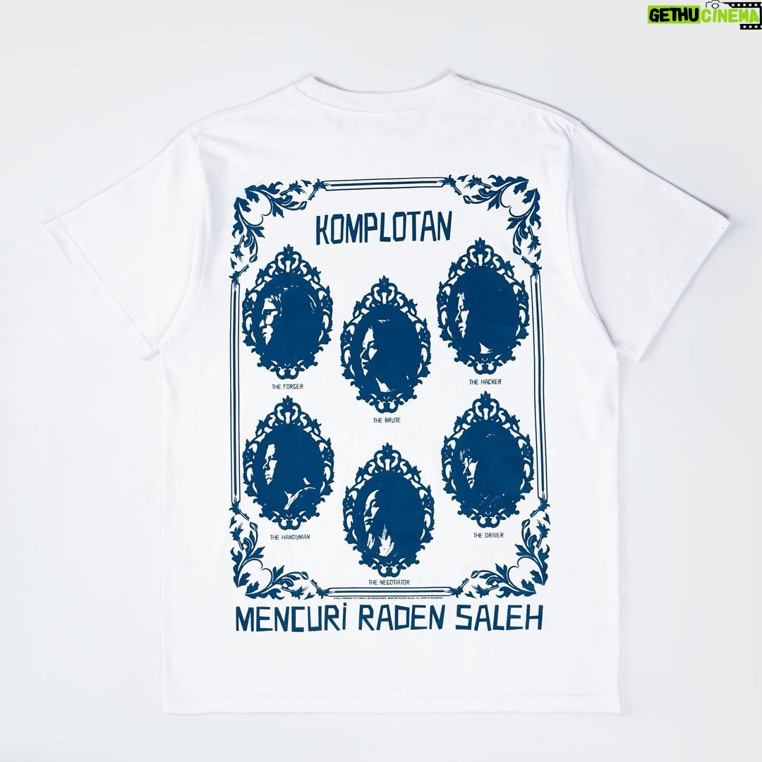 Iqbaal Ramadhan Instagram - IDR Manajemen x Visinema Pictures presents Official Merchandise MENCURI RADEN SALEH T Shirt β Black/White ZOOM IN FOR DETAILS Available for sale NOW. Link on @idr.manajemen bioπ€ππ€π