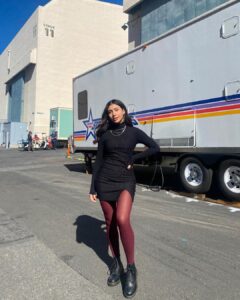 Isabella Ferreira Instagram - Pilar. My girl. My love. It’s been an honor being able to play you these last few years. Grateful is an understatement. You will be incredibly missed! Woohooo now go stream @lovevictorhulu on @hulu and @disneyplus NOW 🖤 (Also thank you @jensler43 for capturing the first pic I love and miss you ok bye)