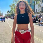 Isabella Ferreira Instagram - got to walk my first pride parade alongside the beautiful @paulaabdul and saw my face on the @lovevictorhulu ferris wheel :) grateful ❤️