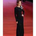 Isabelle Huppert Instagram - Rome Film Festival, #LeCaravage. Broche Life 2023 d’Elsa JIN @elsajin519 @giorgioarmani @jonathan_huguet @massimoserini.official 📷 Thibaut Chapotot Rome, Italy