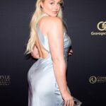 Iskra Lawrence Instagram - Thank you @lastylemagazine for honoring me with this award and @fionamacpa for the certificate from the State of California for my impact of raising awareness of EDs and pushing unretouched, inclusive marketing in the fashion industry - I never could have dreamed of being in a room with so many powerful women and change making humans. This was such a special evening that I’ll remember always, and thank you @rosgold for being by my side to experience this and make it all possible💕 Shoutout to Ros for pulling this look together in less than 24 hours and to all the wonderful PR teams who wanted to dress me: Dress + Blazer - @reformation Shoes - @louboutinworld Earrings - @muglerofficial x @hm Los Angeles, California