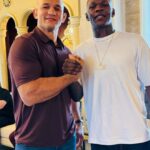 Israel Adesanya Instagram - In a room full of Living LEGENDS‼️🥹 To be invited by @turkialalshik and dine with these guys is a blessing. Can’t believe I didn’t wanna get off my couch hahaha. I’m just a fan of this game, who became a champion and will be a Legend too one day. Grateful for this life always. @riyadhseason #furyngannu #riyadhseason Riyadh, Saudi Arabia