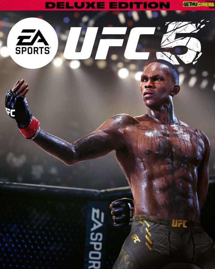 Israel Adesanya Instagram - The Main Character is here 🕹 Stylebender has returned as your #UFC5 Deluxe Edition cover athlete 🏹 See the full reveal 9/7 ➡ hit the link in bio
