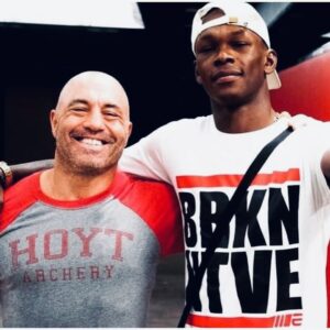 Israel Adesanya Instagram - 🥹
“I’ve learned that people will forget what you said, people will forget what you did, but people will never forget how you made them feel.” ✌️😊
Each one is a real one!!
@bertkreischer 
@seguratom 
@joerogan 
Thank you
✨
💕