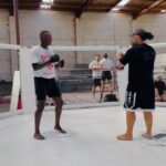 Israel Adesanya Instagram - 📰………….🗞️ “It’s good to see you smiling in the gym again brother.” Best words I’ve heard come my way all day…it wasn’t said by Eugene lol. He called me a Dickhead and I called him Fat. Then we hit pads. Great day today!! 😊✨ City Kickboxing