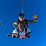 Israel Adesanya Instagram - ☁️🦅🌪️ “In a sky full of people, only some want to fly…isn’t that crazy?!”…Thank you Jason and Debbie at @skydivedubai for an awesome experience. I don’t fear death, I fear not living life to thee absolute fullest, we’re all gonna die someday so push it to the limit!!! You can’t see me…I AM FREE‼️‼️‼️ Dubai, United Arab Emirates