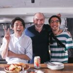 Issey Takahashi Instagram - 共演のお二人とパチリ。 #高橋一生 #旅する氷結