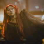 Isyana Sarasvati Instagram - Behind the scenes #UNDERGODSPLAN Official Music Video. Masih banyak nih stok potrek bts nya, bingung tapi pengen upload semua, ah ada-ada aja 👀☄️ Styled by @svastiari Makeup by @yoanyuana Photos by @sancoyopurnomo
