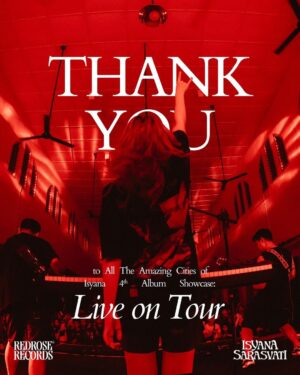 Isyana Sarasvati Instagram - Dari Semarang, Padang, hingga Medan, Isyanation emang gak pernah gagal bikin seru! ❤️‍🔥

Sadly, Isyana 4th Album Showcase: Live on Tour has come to an end. Big thanks to all the people who participate on the tour. We’re forever grateful for the warm welcome and electrifying energy you gave to us.

The tour may be over, but the music still lives on. Our musical journey certainly won’t stop here. Tunggu kami di event-event seru selanjutnya—ciao! 🌹⚡️