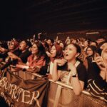 Isyana Sarasvati Instagram - Thank you for joining my stage @roundfestival and having a headbang sesh together!! @sleeep__sheeep ❤️‍🔥🤘🏻