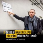 Ivan Bartoš Instagram - V čerpání peněz z EU si vedeme víc než dobře! 🇪🇺 Když si vezmeme programové období 2014–2020, bylo Česko ke konci listopadu na průběžném druhém místě z celé sedmadvacítky. Od konce vlády hnutí ANO jsme se posunuli o devět příček nahoru. Do Evropské komise nám teď zbývá odeslat žádosti za 33 miliard korun, zatímco ve srovnatelné fázi předchozího období to bylo 137 miliard. Data to říkají jasně – čerpáme rychleji, a to i v běžícím programovém období 2021–2027. Proplatili jsme příjemcům dvakrát více finančních prostředků než ve stejné etapě předchozího období. Jsme zároveň jednou z 11 zemí, kterým už Evropská komise poslala peníze. Vůbec nejde o příčky v žebříčcích. Díky efektivnímu čerpání můžeme například budovat nebo opravovat školy a nemocnice, pečovat o kulturní památky nebo životní prostředí, podporovat inovativní a chytrá řešení v našich městech a obcích. Až zase někdo bude strašit, že necháváme v Bruselu jen tak ležet peníze, vzpomeňte si prosím na tento příspěvek. 🙏