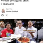 Ivan Bartoš Instagram - Ha. Další indicie že 🍍➡️🍕👍! Samozřejmě tlačenková, majonézová, párková či bůčková (ano i toto jsem v českém gastru devadesátek zaznamenal) je eklhaft!