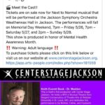 Ivy Winters Instagram - Hey everyone! My hubby is in a show! I’m so happy my baby is jumping back in the acting pool after so many years! If you’re around the Jackson Michigan area and are looking for something to do Memorial Day weekend come support your local actors and see Next to Normal! #nexttonormal #theatre #centerstagejackson #centerstage @keith.e.book