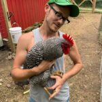 Ivy Winters Instagram - Who’s my big boy?!! Tommy’s my big boy!! I love my rooster. #tommy #rooster #buddy #bigboy #cockadoodledoo #coop