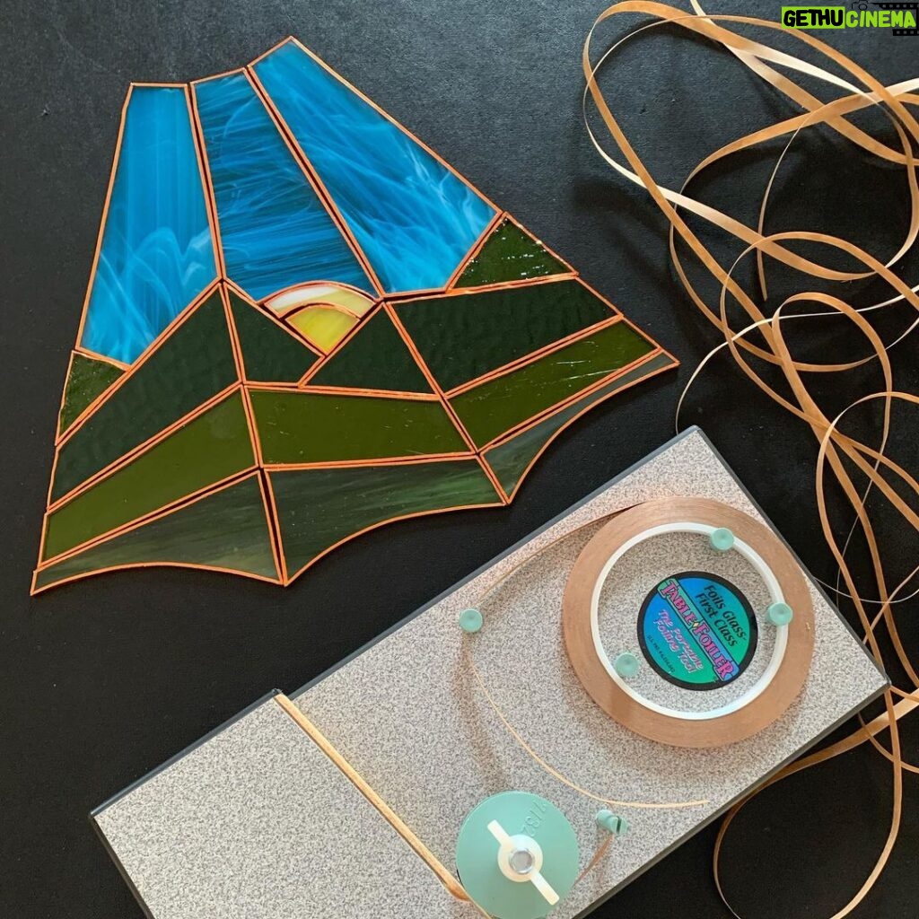 Ivy Winters Instagram - Made a couple stained glass incense burners! They also act as pretty night lights! If you had to pick a favorite incense what would it be?!! #nagchampa #nagchampagold #sandalwood #frankincense #palosantos #stainedglass #handmade #diy #gooutandmakesomething #nightlight #mountain #sunrise