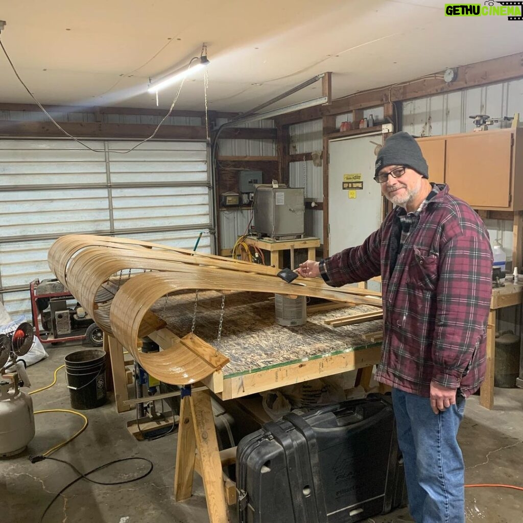 Ivy Winters Instagram - My dad is the coolest. He’s been busy making toboggans for the grandchildren in the family. He’s incredibly talented and it was his birthday yesterday! Love ya dad! #diy #talent #woodworking #sled #toboggans #handmade #heirloom