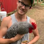 Ivy Winters Instagram - Who’s my big boy?!! Tommy’s my big boy!! I love my rooster. #tommy #rooster #buddy #bigboy #cockadoodledoo #coop