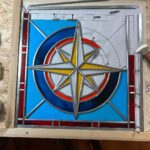 Ivy Winters Instagram - Howdy all! It sure has been a minute! I’ve been busy locked away in my studio playing with glass. I’ve been learning a lot, making a lot… and getting plenty of little glass finger cuts 😛 Hope you enjoy this little compass leaded glass window. If you live in the Lansing MI area you can see him displayed at Lansing Art Glass ❤️ #stainedglass #compass #leadedwindow #rockingouttobrandicarlile