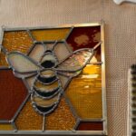Ivy Winters Instagram - Howdy all! Wanted to share some of the few stained glass pieces I’ve created over the past 5 months. If you’re in town and interested in purchasing one of these bad boys you can see them displayed at @geefarmsnursery in Stockbridge Michigan. Big smooches! #stainedglass #handmade #honeybee #poppy #tulips