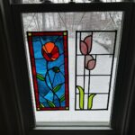 Ivy Winters Instagram - Howdy all! Wanted to share some of the few stained glass pieces I’ve created over the past 5 months. If you’re in town and interested in purchasing one of these bad boys you can see them displayed at @geefarmsnursery in Stockbridge Michigan. Big smooches! #stainedglass #handmade #honeybee #poppy #tulips