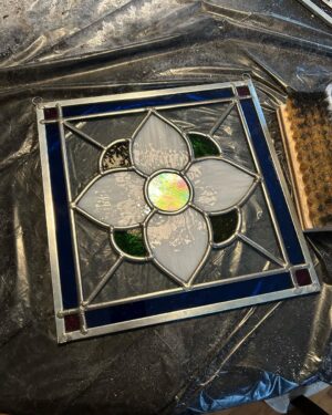 Ivy Winters Instagram - Howdy all! Wanted to share some of the few stained glass pieces I’ve created over the past 5 months. If you’re in town and interested in purchasing one of these bad boys you can see them displayed at @geefarmsnursery in Stockbridge Michigan. Big smooches! #stainedglass #handmade #honeybee #poppy #tulips