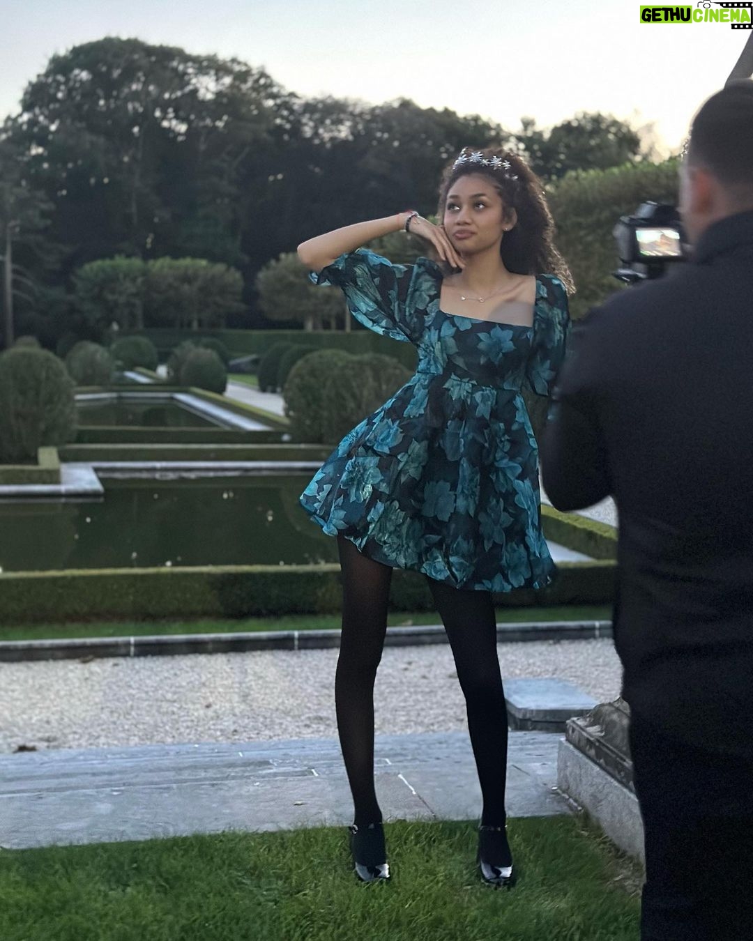 Izabela Rose Instagram - “Sorrows, sorrows, prayers" Headpiece & Earrings - @christielaurenheadpieces Necklace- @christielaurenchildren Planet Venus