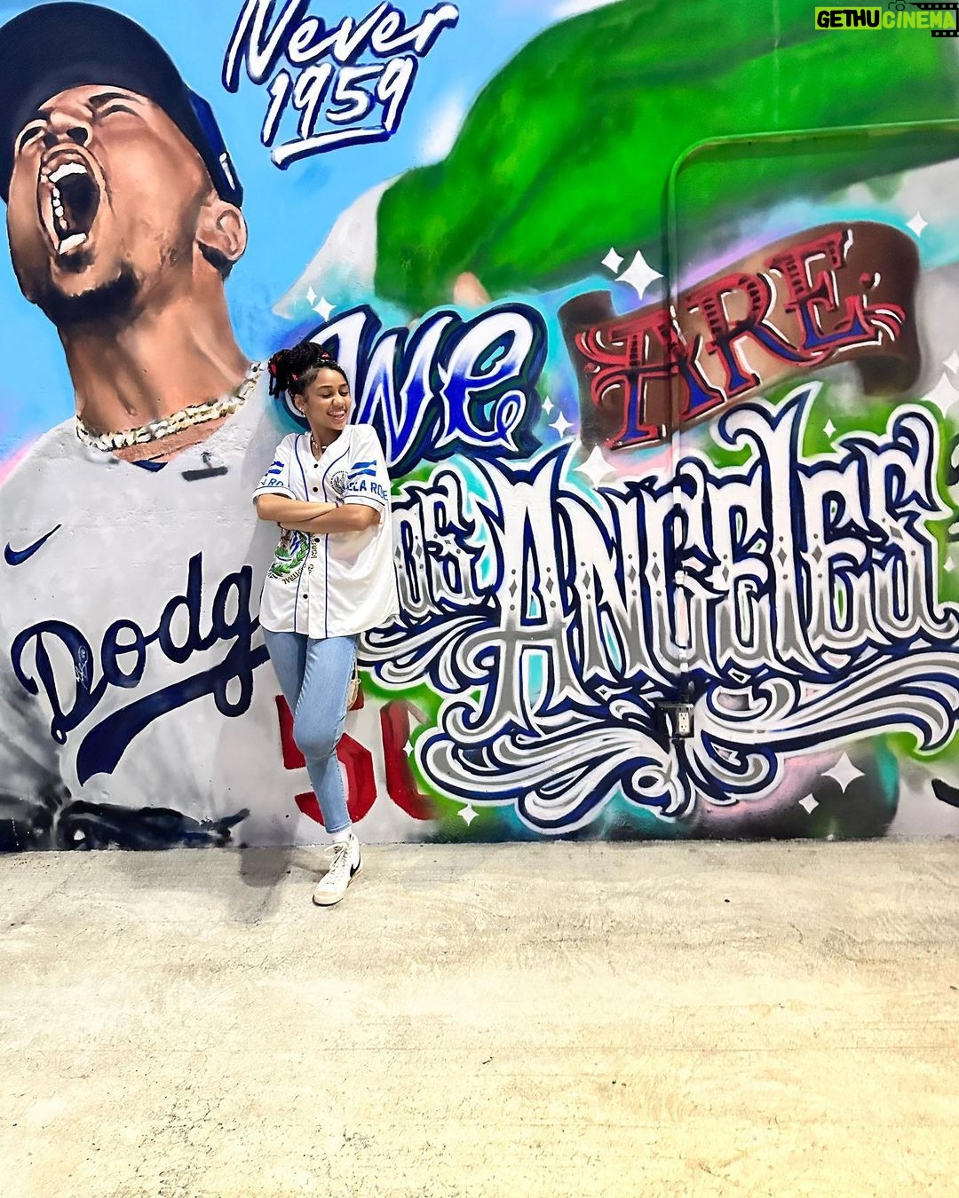 Izabela Rose Instagram - SALVI-NATION x DODGERS Dodger Stadium