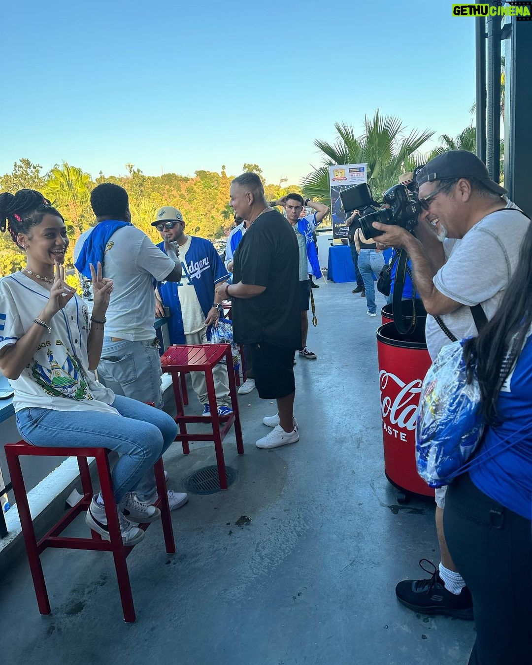 Izabela Rose Instagram - SALVI-NATION x DODGERS Dodger Stadium
