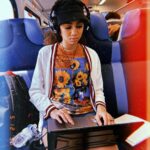 Izabela Rose Instagram - I was just sittin on a train mindin my business….