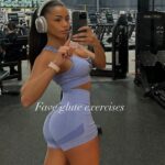 Izzy Fairthorne Instagram - Fave glute exercises at the moment 🍑 Save and give them a try!! If your glutes aren’t shaking I’ll be impressed🫡