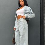 Izzy Fairthorne Instagram - Anything denim >>> 50-85% off everything on @FashionNova ✨ ad
