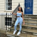 Izzy Fairthorne Instagram - Find me somewhere in a cute gym set🩵 @sportsdirectuk Link in bio #ad Cheltenham, Gloucestershire