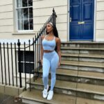 Izzy Fairthorne Instagram - Find me somewhere in a cute gym set🩵 @sportsdirectuk Link in bio #ad Cheltenham, Gloucestershire