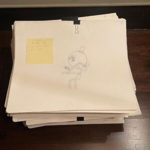 J.G. Quintel Instagram - The origin of Pops! I found my old student film The Naive Man From Lolliland. I think it took 8 months to draw.