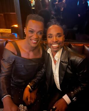 J. Harrison Ghee Instagram - I hope you are planning to tune in to @foxtv for this exciting episode of @accusedfox @dramaclubfox directed by the incomparable @theebillyporter starring @christopherjamescoy and @kristennoraconnolly written by @danielpearle and produced by @howardmgordon. Thank you @kostamua for painting my face and supporting my artistry and @goforkendra for designing some incredible drag costumes. These drag performances couldn’t have happened without the choreography and support from @hollywoodjade, y’all are in for a treat!!! #accusedonfox #robynsstory #dassit