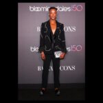 J. Harrison Ghee Instagram - I had a blast representing @somelikeithotmusical for the @harpersbazaarus & @bloomingdales #BAZAARIcons and #Bloomingdales150 @nyfw celebration. #BAZAARxBloomies #Bloomies150 #NYC #Icon #Dassit “The uncanny time between day and night allows for endless possibilities” “Our love affair with NYC will never fade” a couple quotes embroidered on my blazer Styled: @b.guiducci Wearing: @cinqasept @ramybrook @jimmychoo @giuseppezanotti 💄: Me 📷: @neilrasmus @bfa Bloomingdale's NY 59th St