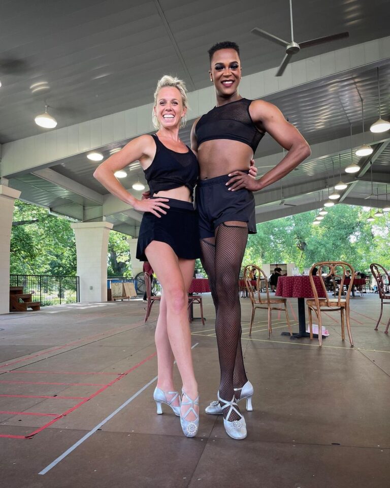 J. Harrison Ghee Instagram - Every day is a dream playing with this star, @sarahbowden.de! #chicagothemusical #themuny #roxieandvelma #dassit The Muny