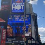 J. Harrison Ghee Instagram - I had to stop and take in the blessing that is our beautiful show @somelikeithotmusical. To have a billboard in Times Square is always a major moment, it’s not an every day occurrence. Especially in this social climate with so much hate and ignorance to LGBTQIA+ humanity, I stand proud so that someone can feel seen and represented in this world. Come check us out at the Shubert theater, have a good time, and hopefully leave with a new way of seeing the world. Some, do indeed, like it hot, and that ain’t bad 😜🥰❤️ #dassit Times Square, New York City