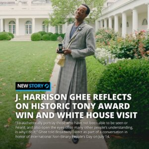 J. Harrison Ghee Instagram - In honor of International Non-Binary People’s Day, Tony Award winner J. Harrison Ghee sat down with Broadway Direct to reflect on following up Tony night with a visit to the White House the next morning, a month after the whirlwind experience. Head to Broadway Direct for the full story!

📸: @jennyandersonphoto