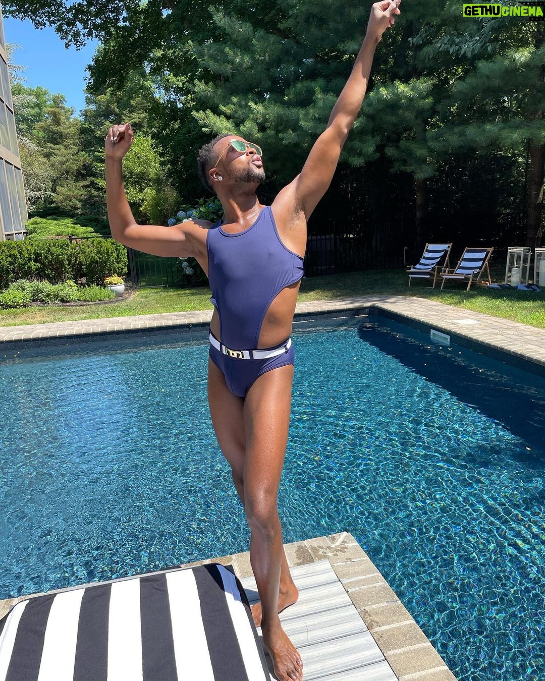 J. Harrison Ghee Instagram - I have had many moments of gratitude recently, and one that resonates loudly was the moment I put this bathing suit on designed by my friend @thesmithsociety, who launched their brand this weekend. I’m so incredibly happy for you. I’m constantly finding new ways to free myself from conditional ways of thinking and expressing myself, and this bathing suit is no exception. I immediately felt sexy and free in this suit, things I never imagined, as a kid, I would own in my lifetime! I encourage you to try something new in your life and free yourself beyond the boundaries and limits others place on you, and those you even place on yourself. You’ll be amazed what you find. #freedom #liberation #thesmithsociety #notanad #summervibes #stylish #sassy #blackjoy #gratitude #somelikeithot #dassit