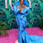 J. Harrison Ghee Instagram - I will never recover from this look 😍💙🦋 @jharrisonghee at @thetonyawards ✨ #TonyAwards New York, New York