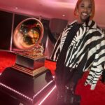 J. Harrison Ghee Instagram - I’ll have words later, but for now just joy!!! #grammy #bestmusicaltheateralbum #somelikeithotmusical #dassit