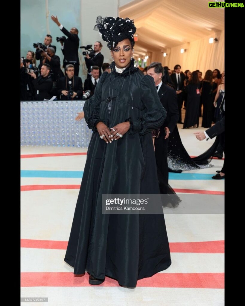 J. Harrison Ghee Instagram - The little version of me is leaping and giggling from the opportunity to attend the Met Gala this past week. Walking this carpet and gliding through the museum in couture was magical and something I will never forget. Dreams can be made a reality when you believe and put in the work. My first Met Gala was true perfection and I look forward to more moments to fulfill all my heart’s desires!!! Thank you for the invite and dressing me @voguemagazine #metgala #alineofbeauty #andreleontalley #blackbeauty #dassit 👗: @wiederhoeft_ 💄: @dallasdoll702 💇🏾‍♀️: @caitlinmolloy.hair assisted by @outspoken_panda_ The Metropolitan Museum of Art, New York