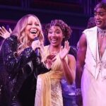 J. Harrison Ghee Instagram - Such a delight to have our iconic producer @mariahcarey stop by to surprise us all! She had the sweetest things to say about our performances and the show. Humbled by her graciousness. https://www.dailymail.co.uk/tvshowbiz/article-11741501/Mariah-Carey-leaves-Broadway-starstruck-takes-stage-Like-Hot.html Photo by @bruglikas @broadwaybruce_ @gettyentertainment
